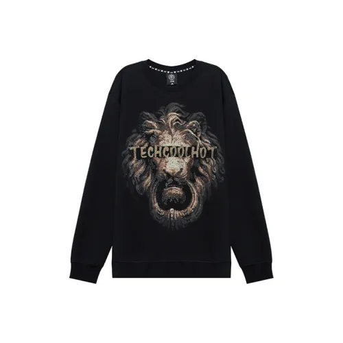 TCH Черная основа с золотым логотипом Унисекс Свитшоты