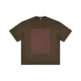 Тёмный кофейный (Розовый принт)