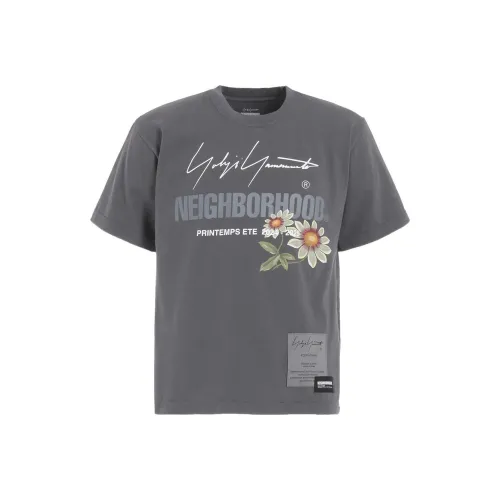 Yohji Yamamoto Серые Мужские T-Рубашки