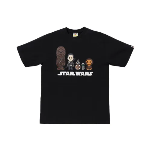 A BATHING APE T-Shirt Мужской Черный