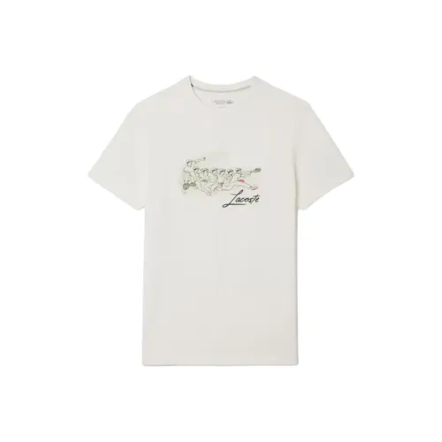 LACOSTE Collaboration SS25 Heritage T-Shirt Мужской Белый
