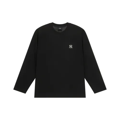 Mlb Base Logo New York Yankees Basic Collection SS25 T-Shirt Унисекс Черный