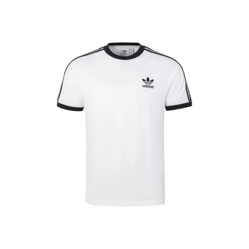 Adidas 3 Stripes T-Shirt Мужская Белая
