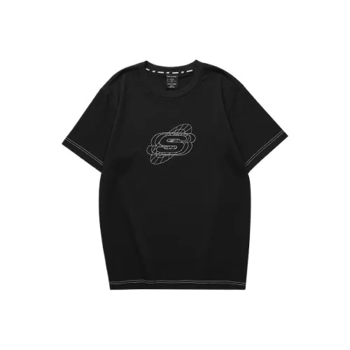 Skechers Colorful Charcoal Black 0018 Мужская T-рубашка