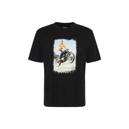 BARBOUR Мужские черные T-рубашки