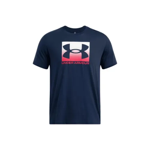 Under Armour Boxed T-Shirt Мужская Преппи Красный