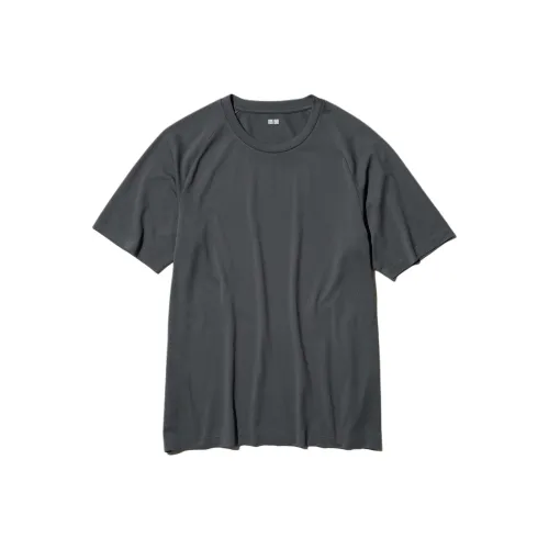 UNIQLO Темно-серая унисекс футболка