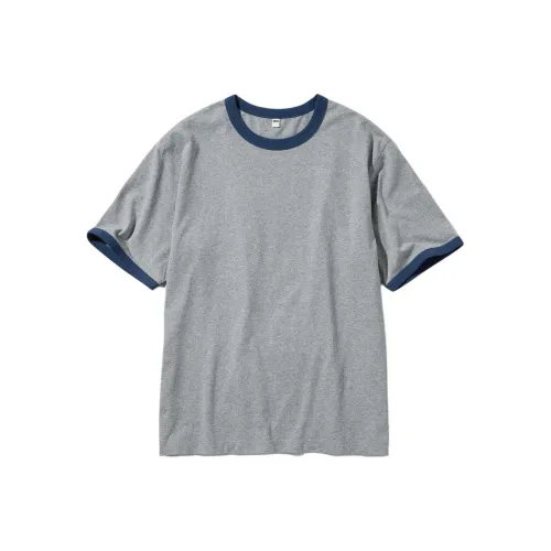UNIQLO Серые Унисекс Футболки