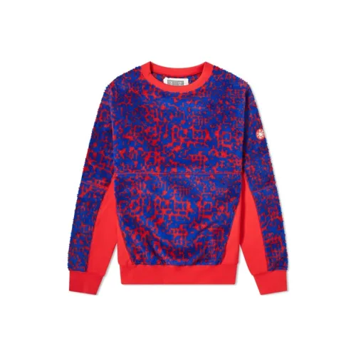 Cav Empt Синий Красный Мужские Свитшоты