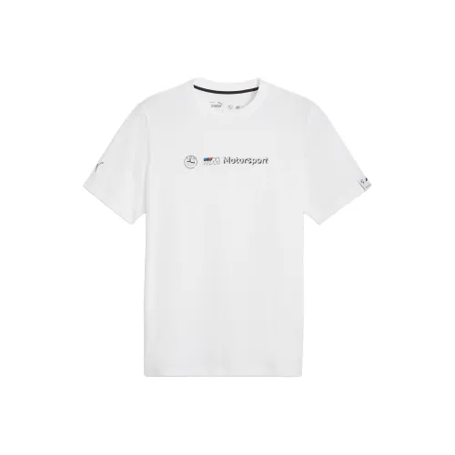 PUMA BMW M MOTORSPORT Collaboration Series SS24 T Рубашка Мужская Белая