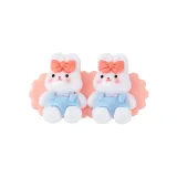 Лямки, кролик, волна, нижняя заколка [1 пара]