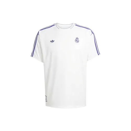 Adidas Real Madrid T-Shirt Мужская Белая