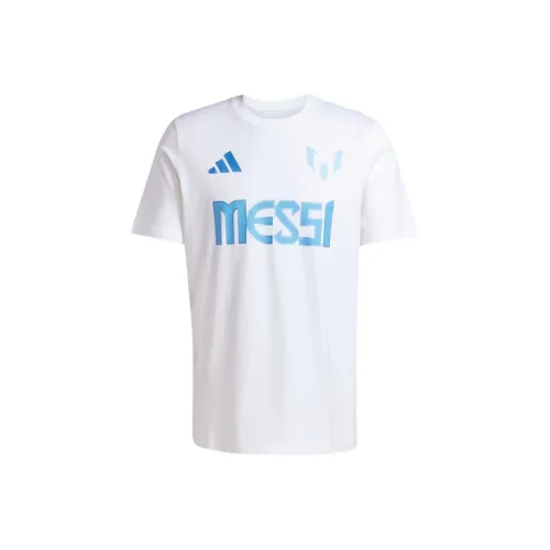 Adidas Messi FW24 T Shirt Men's White