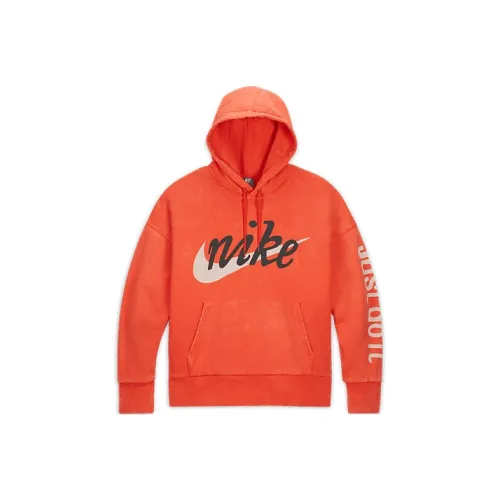 Nike Оранжевый Красный Мужской Свитшот