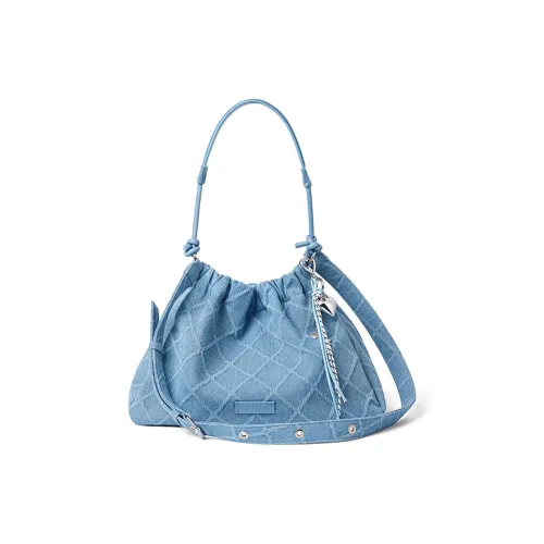 LEFF Ткань Портативная Сумка через плечо Сумка на плечо Женская Морская соль Синий