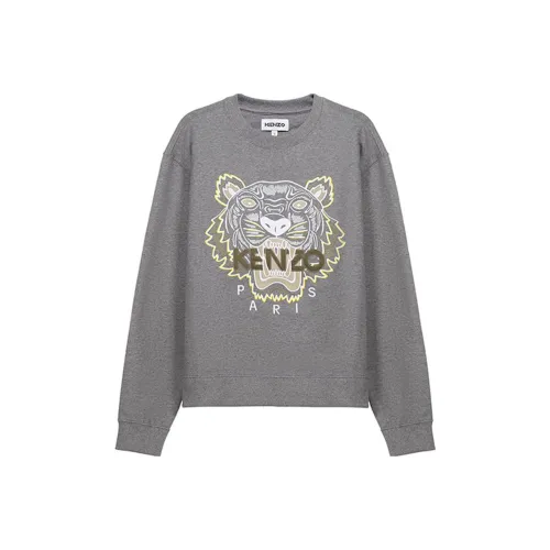 KENZO Мужские Свитшоты Серого цвета