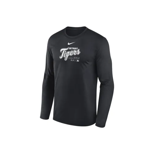 nike Detroit Tigers Аутентичная коллекция Practice T-рубашка мужская черная