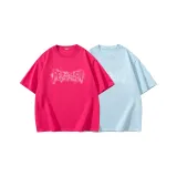 Розово-красный + Туманный синий