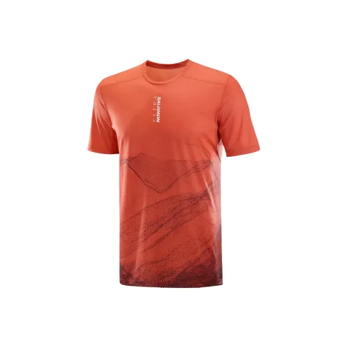 SALOMON S LAB ULTRA T Рубашка Мужская Burnt Рыжевато-коричневый Decadent Шоколад