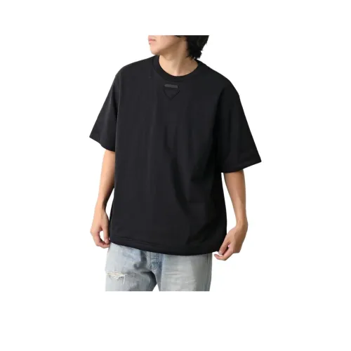 PRADA Черная унисекс футболка