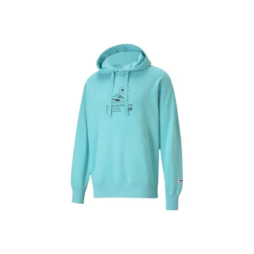 PUMA Downtown Angel Blue Men's Hoodies