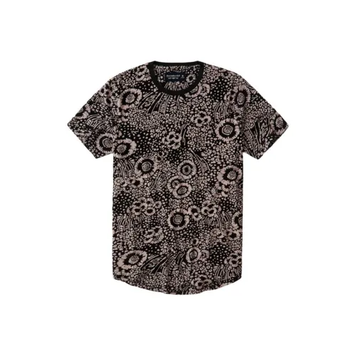 Abercrombie＆Fitch T-рубашка мужская черная с цветочным узором