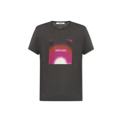 Zadig Voltaire T-рубашка мужская цвет антрацит