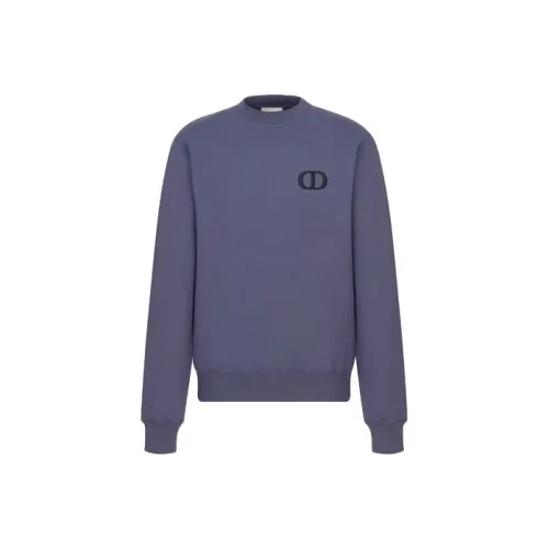 DIOR Quarterly New Products Фиолетовый Мужской Свитшот