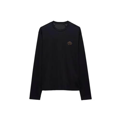 PRADA Мужские черные T-рубашки