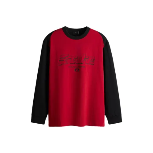 H&M Новогодний Красный/Черный Мужские T-Рубашки