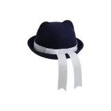 Темно-синий, белый, лента