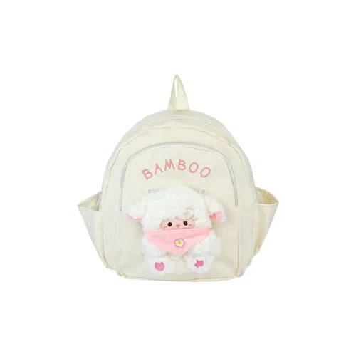 MINIPUDING Оксфорд Рюкзак Женские Белый Красный