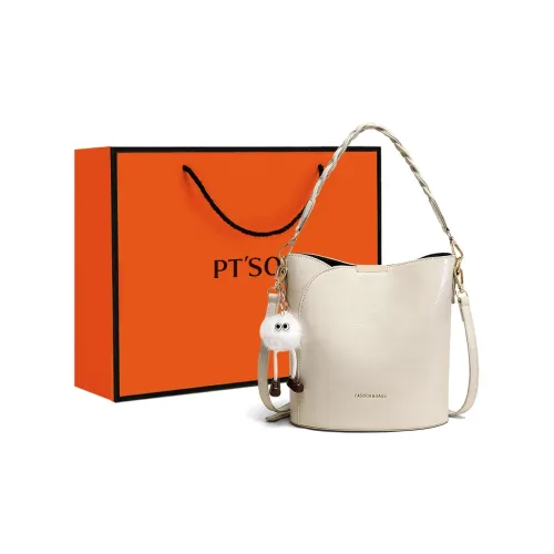 PT'SON Сумка через плечо из синтетической кожи сумка обычного размера женская цвет экрю серебряный