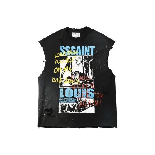 SSSAINT LOUIS T-Shirt Унисекс Черный