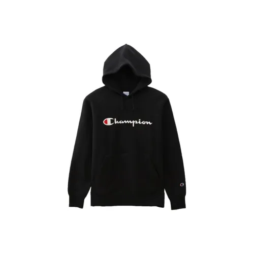 Champion Черный Унисекс Свитшоты