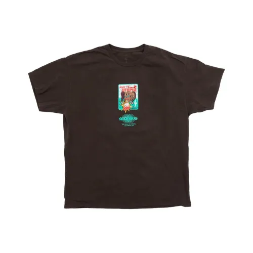 Travis Scott T-Shirt Унисекс Коричневый