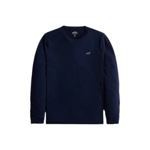 Hollister T-Shirt Мужская Морской Синий