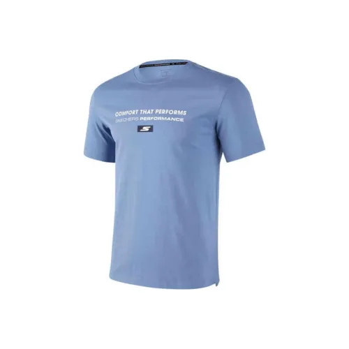 Skechers Sports Lifestyle Collection Basic Sports Collection T-Shirt Мужской ASHLEY BLUE