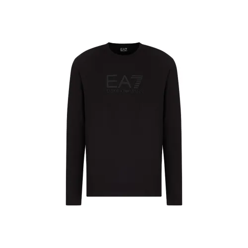 EMPORIO ARMANI EA7 T-Shirt Мужской Черный