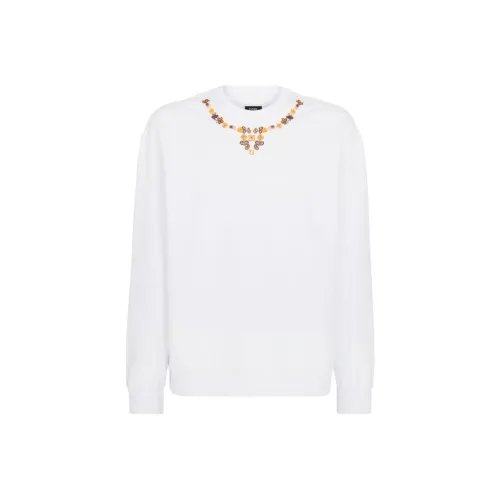 Fendi Белый Мужской Свитшот