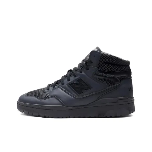 New Balance NB 650 High Топ Винтажные Баскетбольные Кроссовки Мужские Черные