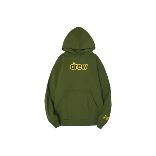 Drew House Letter Logo Series Свитшот Осенний Унисекс Зеленый