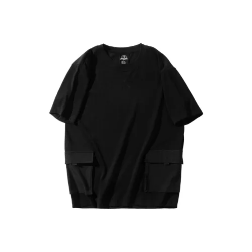 MOBI GARDEN T-рубашка с коротким рукавом унисекс черный