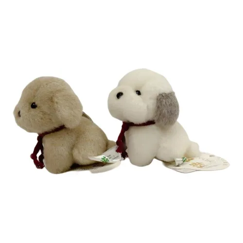 TAKENOKO Meiji Щенок Набор Куклы Плюшевый Брелок 8 см Высота 2 шт