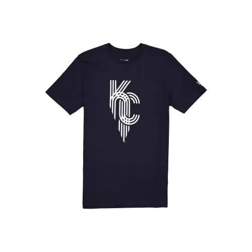 New Era Kansas City Royals T-Shirt Унисекс Морской Синий