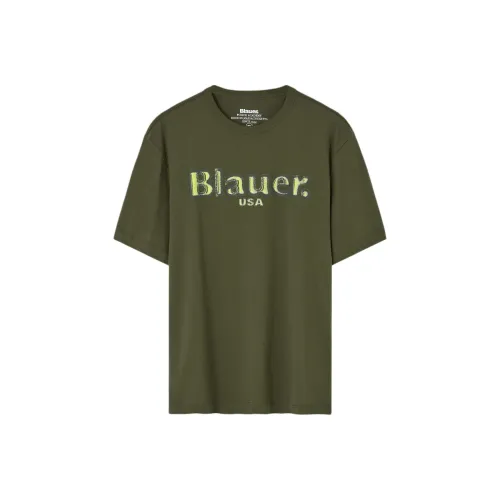 Blauer Зеленый Мужской T-Рубашки