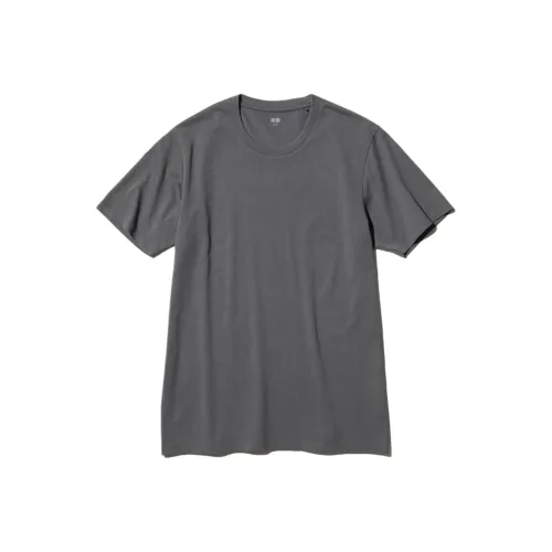 UNIQLO T-рубашка унисекс асфальтово-серый
