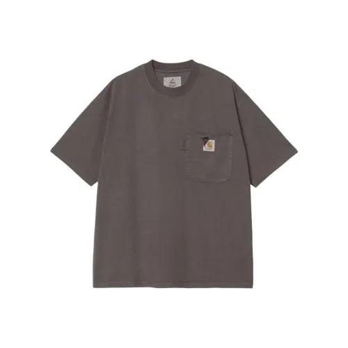 Carhartt WIP Collaboration Carhartt WIP x INVINCIBLE Темно-кофейный Унисекс Футболка