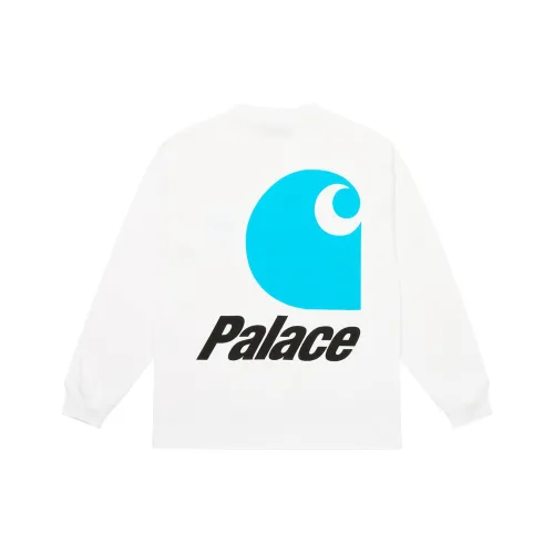 Palace X Carhartt WIP Collaboration Белая Унисекс Футболка