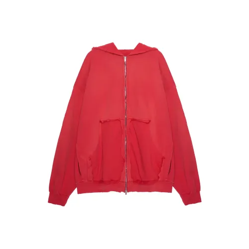 Balenciaga SS23 Свитшот Универсальный крой Мужской Красный